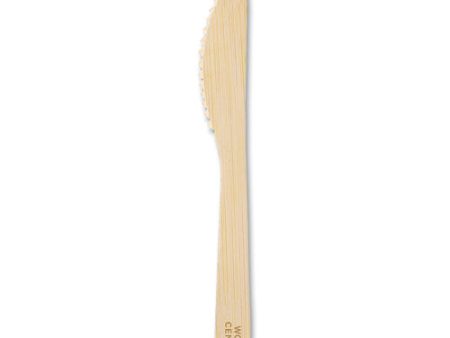 Bamboo Cutlery, Knife, Paper, Natural, 2,000 carton For Sale