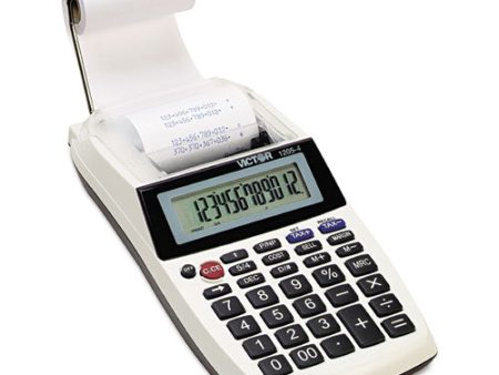 1205-4 Palm desktop One-color Printing Calculator, Black Print, 2 Lines sec Supply