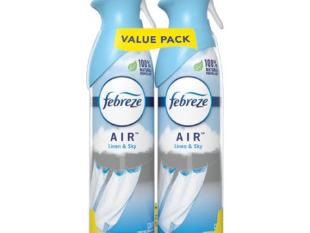 Air, Linen And Sky, 8.8 Oz Aerosol Spray, 2 pack, 6 Pack carton Supply