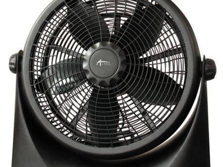 16  Super-circulation 3-speed Tilt Fan, Plastic, Black Cheap