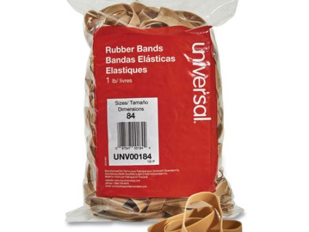 Rubber Bands, Size 84, 0.04  Gauge, Beige, 1 Lb Box, 155 pack For Discount