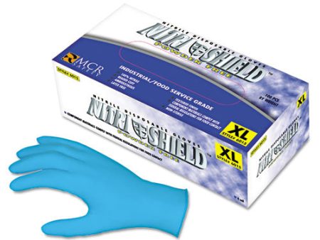 Disposable Nitrile Gloves, Large, 4 Mil, Powder-free, 100 box For Sale