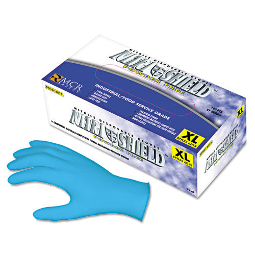 Disposable Nitrile Gloves, Large, 4 Mil, Powder-free, 100 box For Sale