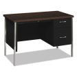 34000 Series Right Pedestal Desk, 45.25  X 24  X 29.5 , Mocha black Discount