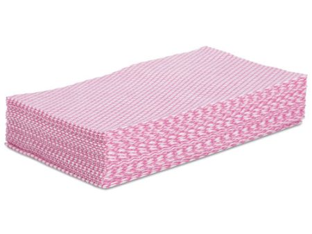 Foodservice Wipers, 12 X 21, Pink white, 200 carton Online now