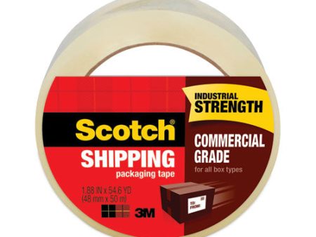 3750 Commercial Grade Packaging Tape With Dispenser, 3  Core, 1.88  X 54.6 Yds, Clear, 48 pack Online Hot Sale