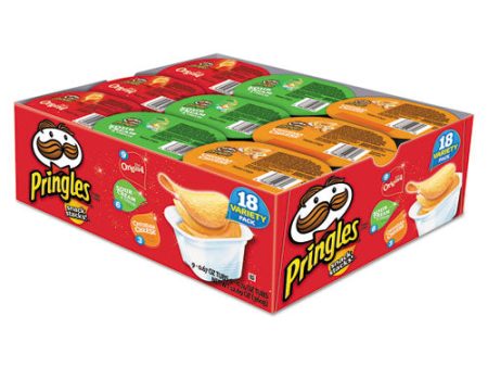 Potato Chips, Variety Pack, 0.74 Oz Canister, 18 box Sale