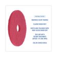 Buffing Floor Pads, 15  Diameter, Red, 5 carton For Sale