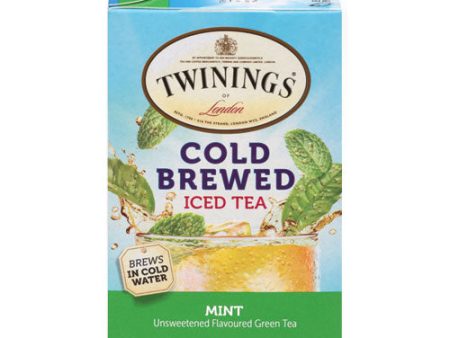 Cold Brew Iced Tea Bags, Mint, 0.07 Oz Tea Bag, 20 box Online Sale