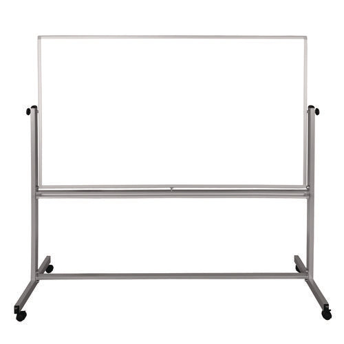 Mobile Magnetic Whiteboard, 72  X 40 , White Surface, Silver Aluminum Frame Sale