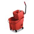 Wavebrake 2.0 Bucket wringer Combos, Side-press, 35 Qt, Plastic, Red For Discount