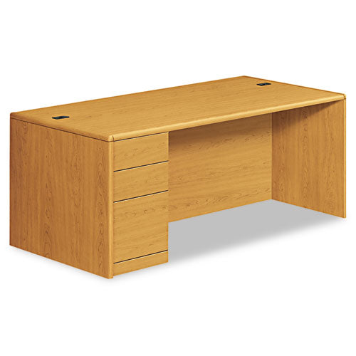 10700 Series Single Pedestal Desk With Full-height Pedestal On Left, 72  X 36  X 29.5 , Harvest For Cheap