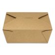 Reclosable Kraft Take-out Box, 48 Oz, Brown, Paper, 300 carton Hot on Sale