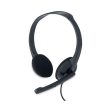 70721 Binaural Over The Head Headset With Microphone, Black Hot on Sale