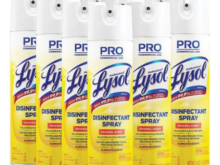 Disinfectant Spray, Original Scent, 19 Oz Aerosol Spray, 12 carton Online now