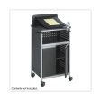 Scoot Multipurpose Mobile Lectern, 28.75 X 22 X 49.75, Black silver Online Sale