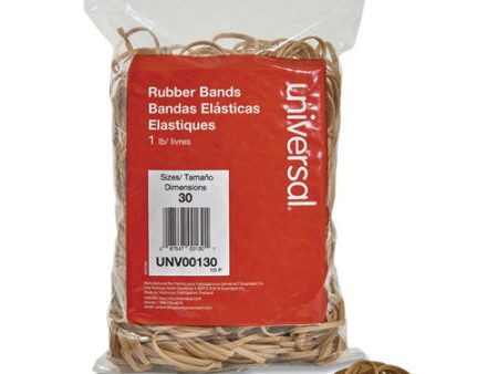 Rubber Bands, Size 30, 0.04  Gauge, Beige, 1 Lb Box, 1,100 pack Sale