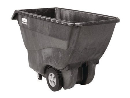 0.75 Cu Yd Structural Foam Tilt Truck, Standard Duty, 1,000 Lb Capacity, Black Online