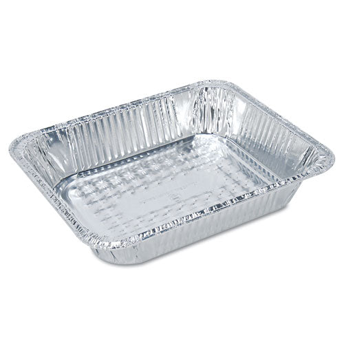 Aluminum Oblong Container, 1 Lb, 4.56 X 5.56 X 1.63, Silver, 1,000 carton Discount