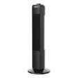 28  3-speed Tower Fan, Plastic, Black on Sale