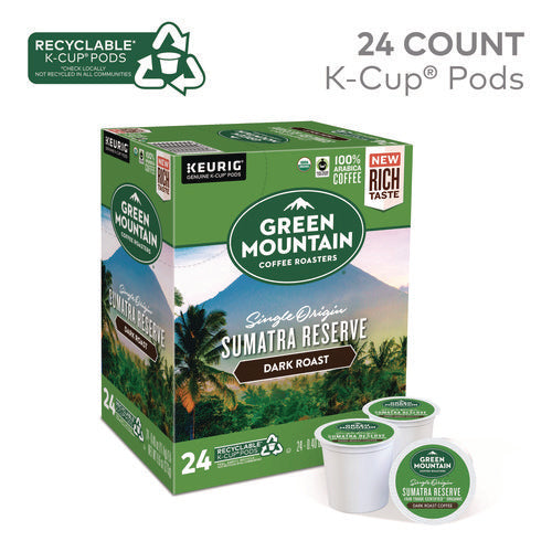 Fair Trade Organic Sumatran Extra Bold Coffee K-cups, 96 carton Supply