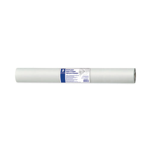 Transparent Sketch Paper Roll, 8 Lb Bond Weight, 18  X 50 Yd, White on Sale