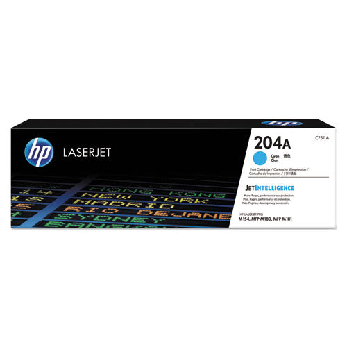 Hp 204a, (cf511a) Cyan Original Laserjet Toner Cartridge Online now