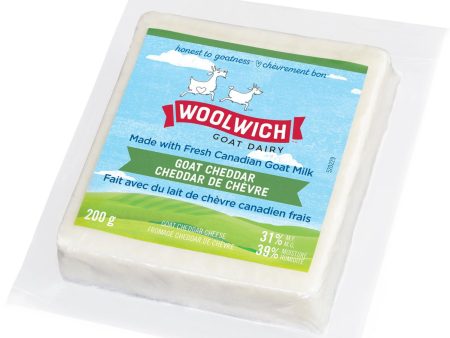 Woolwich Goat Cheddar Cheese (200g) on Sale