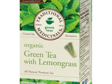 Traditional Medicinals Organic Green Tea Lemongrass (16 Tea Bags) Sale