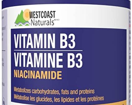 Westcoast Naturals Vitamin B3 Niacinamide (180 Caps) Online now