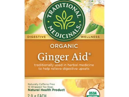 Traditional Medicinals Ginger Aid Tea (20 Tea Bags) on Sale