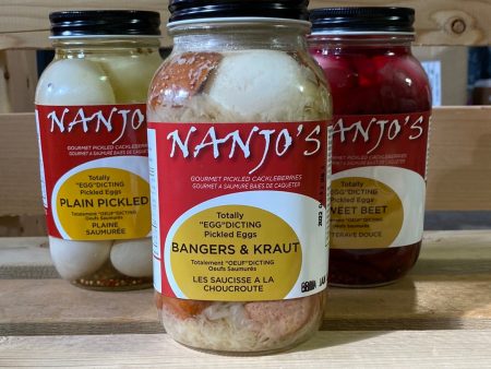 Nanjo s Gourmet Pickled Eggs Bangers & Kraut (1L) Online Sale