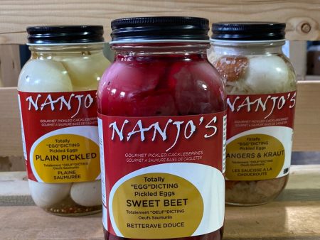 Nanjo s Gourmet Pickled Eggs Sweet Beet (1L) For Sale