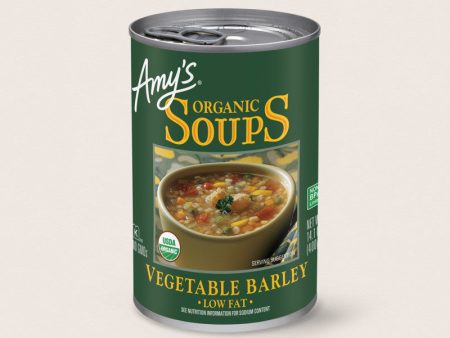 Amy s Organic Vegetable Barley Soup 398ml Supply