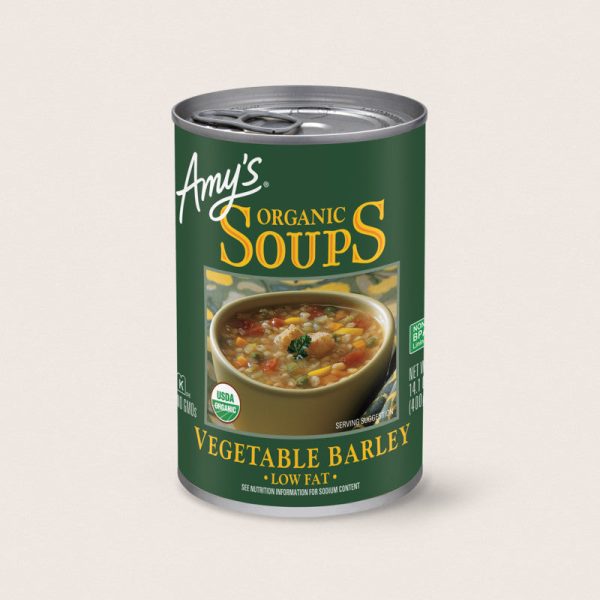 Amy s Organic Vegetable Barley Soup 398ml Supply