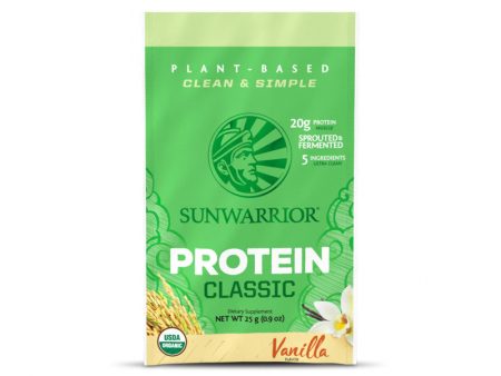 Sunwarrior Classic Vanilla Protein - SINGLE SERVE (25g) Fashion