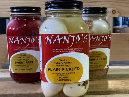 Nanjo s Gourmet Pickled Eggs Plain Pickled (1L) For Cheap