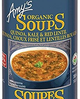 Amy s Organic Quinoa, Kale and Red Lentil Soup 398ml Sale