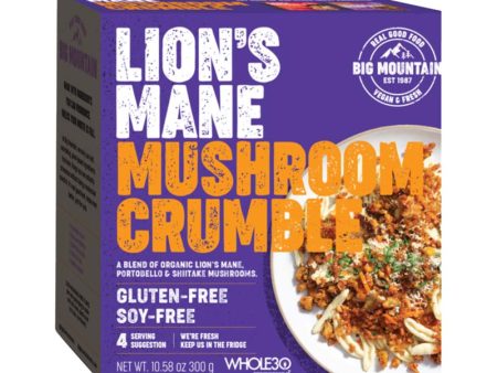 Big Mountain Foods Lion s Mane Mushroom Crumble (300g) For Sale