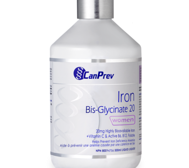 CanPrev Iron Bis-Glycinate 20 - Women (500ml) For Sale