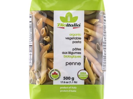 Bioitalia Organic Vegetable Penne (500g) Hot on Sale